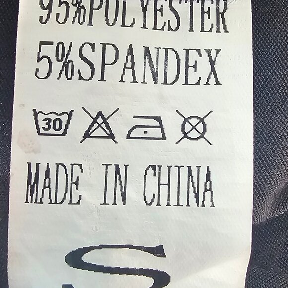 Black and WHite Beach Coverup Crochet Mesh SZ SM - Picture 4 of 4